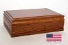 Picture of WoodTop 50 Count Cigar Humidor; Amish Crafted, Heritage Cherry finish