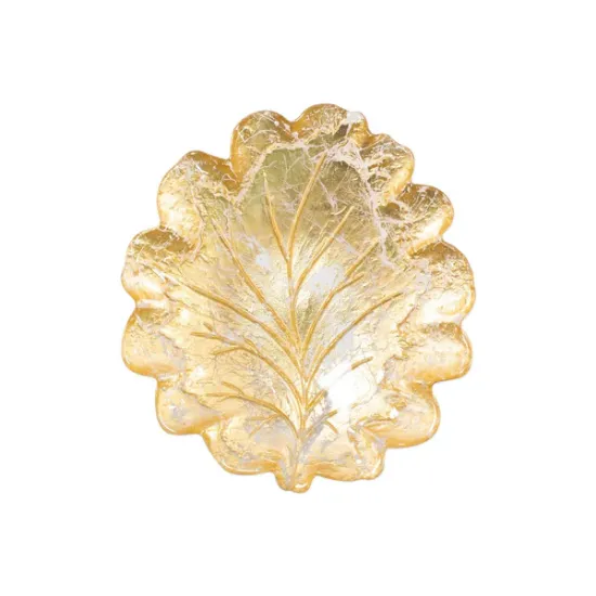 Picture of Vietri Moon Glass Leaf Salad Plate