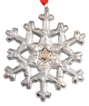 Picture of Gorham - 1981 Annual Snowflake Sterling Silver 