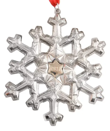 Picture of Gorham - 1981 Annual Snowflake Sterling Silver 