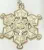 Picture of Gorham - 1987 Sterling Snowflake Ornament, with box