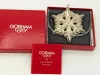 Picture of Gorham Sterling Silver 1991 Annual Snowflake Ornament, with box