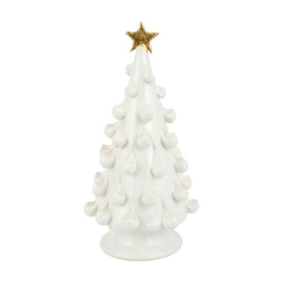 Picture of Vietri Foresta Bianca Medium Tree with Gold Star