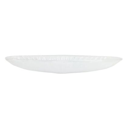 Picture of  Vietri Onda Glass  White Long Oval Bowl