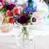 Picture of Vietri Hibiscus Glass Bud Vase - Clear