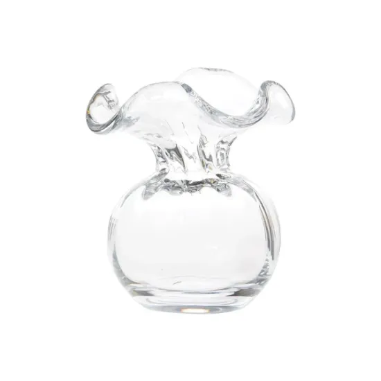 Picture of Vietri Hibiscus Glass Bud Vase - Clear