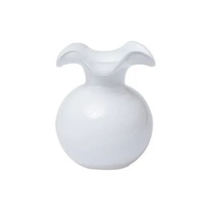 Picture of Vietri Hibiscus Glass Bud Vase - White
