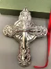 Picture of Wallace 2009 Sterling Silver 14th Ed. Grande Baroque Cross Ornament, with Box