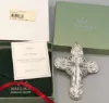 Picture of Wallace 2009 Sterling Silver 14th Ed. Grande Baroque Cross Ornament, with Box
