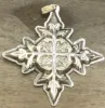 Picture of Reed & Barton Sterling Silver 1982 Annual Christmas Cross Ornament
