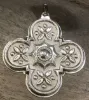 Picture of Reed & Barton Sterling Silver 1986 Annual Christmas Cross Ornament, with box