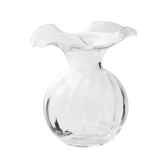 Picture of Vietri Hibiscus Glass Small Bud Vase - Clear