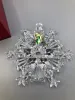 Picture of Waterford 2011 clear crystal annual Snow crystal Ornament, with Box