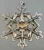 Picture of Gorham Sterling Silver 1989 Annual Snowflake Ornament, no box