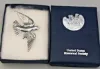 Picture of US Historical Society Sterling Silver "Swallow" Ornament, with box