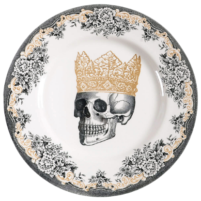 Picture of Royal Stafford 'King Skull' Dinner Plate