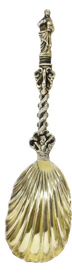 Picture of St. John the Apostle Sterling Silver Antique Apostle Spoon by Charles Boynton II, Very Rare