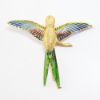 Picture of Vintage 18k Yellow Gold, Articulated Plique-à-Jour Hummingbird Brooch