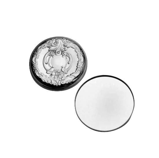 Picture of Wallace 'Grande Baroque' Sterling Silver Purse Mirror