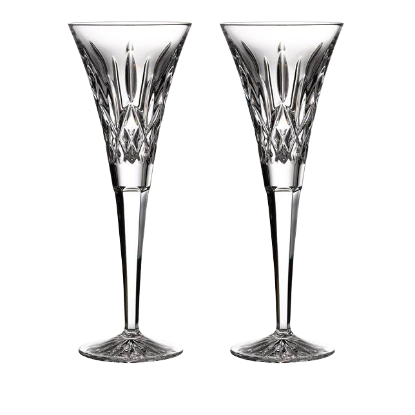 Picture of Waterford Crystal 'Lismore' Pair of Heirloom Toasting Flutes