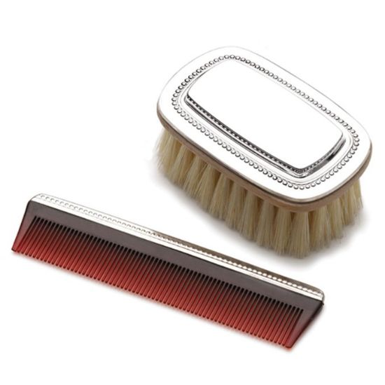 Picture of Gorham Sterling Silver Boy's Beaded Brush & Comb Set