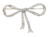 Picture of Art Deco Platinum Diamond Bow Brooch 