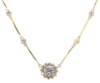 Picture of 14k Yellow Gold Diamond Necklace 