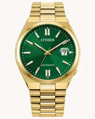Picture of Tsuyosa Green Dial Gold Case by Citizen
