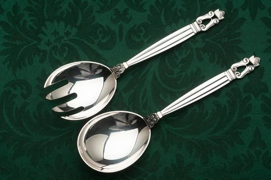 Picture of Salad Set All Silver