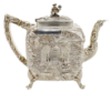 Picture of S. Kirk & Son Sterling Silver Chinoiserie “Landscape” or "Etruscan" Repousse 5‑Piece Tea & Coffee Service (ca. 1896–1899)