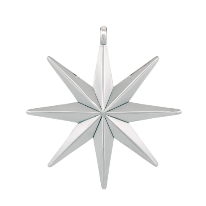 Picture of Barrett + Cornwall 2025 Star of Faith Sterling Silver Ornament