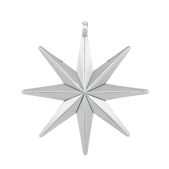 Picture of Barrett + Cornwall 2025 Star of Faith Sterling Silver Ornament