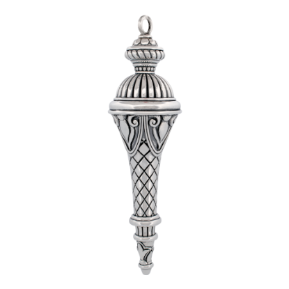 Picture of Barrett + Cornwall 2025 Regency Finial Drop Sterling Silver Ornament