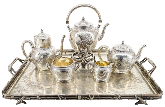 Picture of Gorham Sterling Silver Ulysses S. Grant Tea & Coffee Service