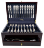 Picture of Gorham 'Crown Baroque' 55-Piece Sterling Silver Flatware Set with Chest