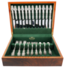 Picture of Whiting Division of Gorham 'Lily' 50-Piece Sterling Silver Flatware Set with Chest