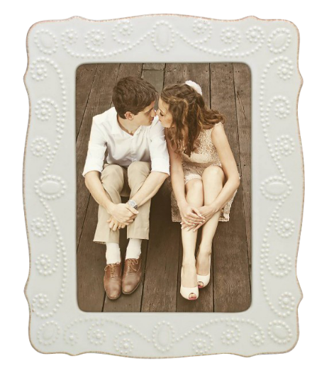 Picture of Lenox 'French Perle' White 5x7" Frame