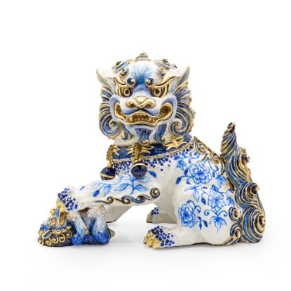 Picture of Jay Strongwater 'Yin' Foo Dog Statue