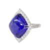 Picture of 18k White Gold Tanzanite & Diamond Ring 