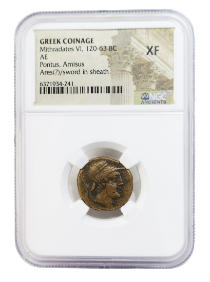 Picture of Mithradates VI, 120-63 BC, Pontus Amisus, AE, NGC XF