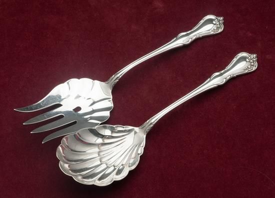 Picture of Salad Set All Silver