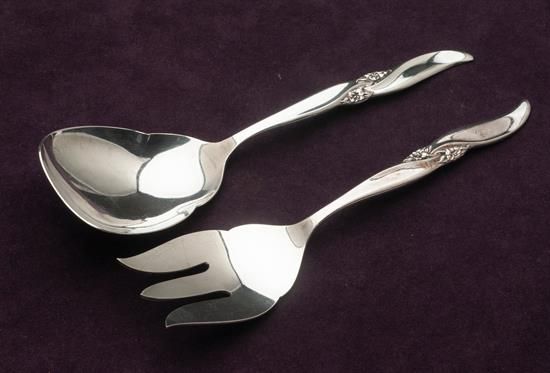 Picture of Salad Set All Silver