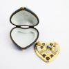 Picture of Limoges Porcelain Heart Shaped Gift Trinket Box with Surprise Chocolates Inside