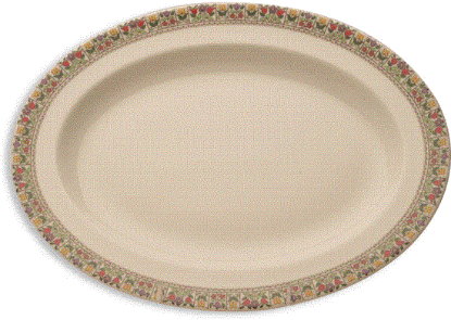 Picture of Oval Plat.13"