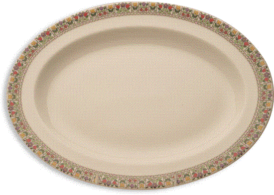 Picture of Oval Plat.13"