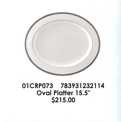 Picture of New Oval Plat. 16"
