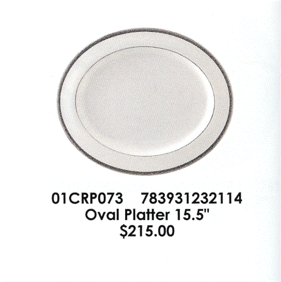 Picture of New Oval Plat. 16"