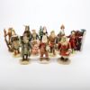 Picture of Set of 12 Duncan Royale History of Santa Claus Figurines