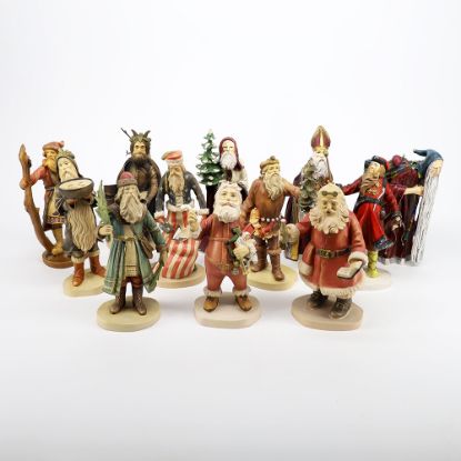 Picture of Set of 12 Duncan Royale History of Santa Claus Figurines