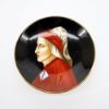 Picture of Set of 4 Hand Painted Italian Dishes Featuring Dante, Beatrice, Giotto & Cimabue